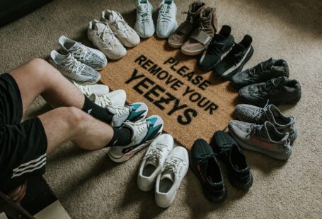 pair of assorted-colorways adidas shoes